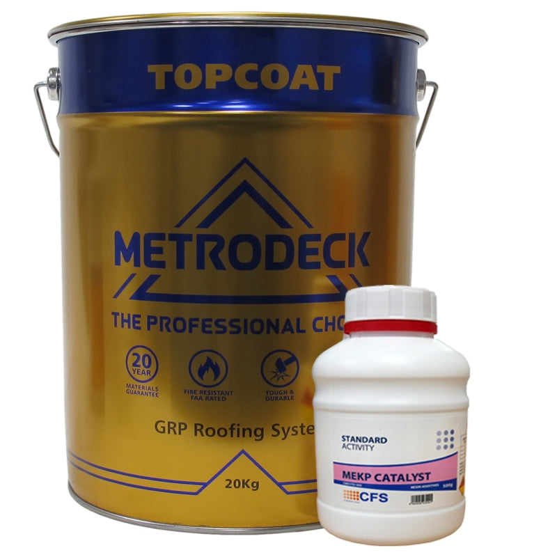 Metrodeck Roofing Topcoat BS18B25 Dark Grey 20kg