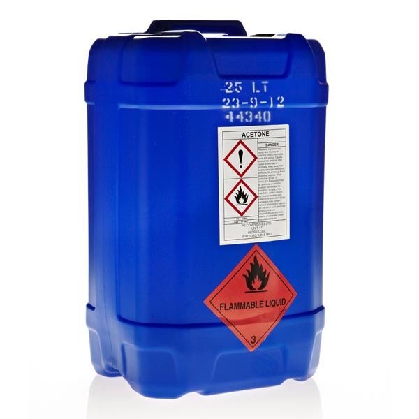 Acetone (Brush Cleaner) pure solvent 25ltr