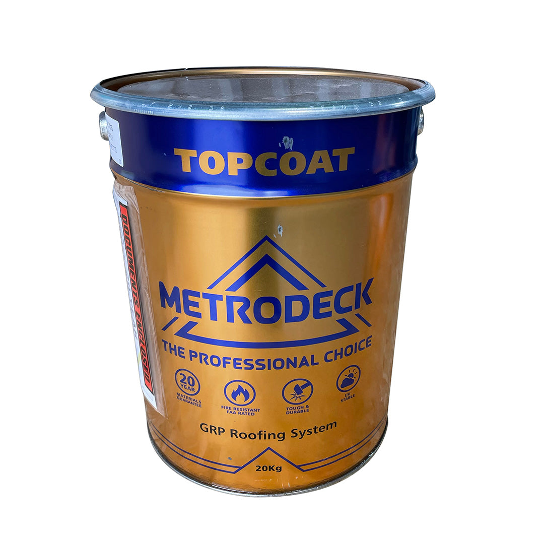Metrodeck Roofing Topcoat BS18B25 Dark Ad Grey 20kg